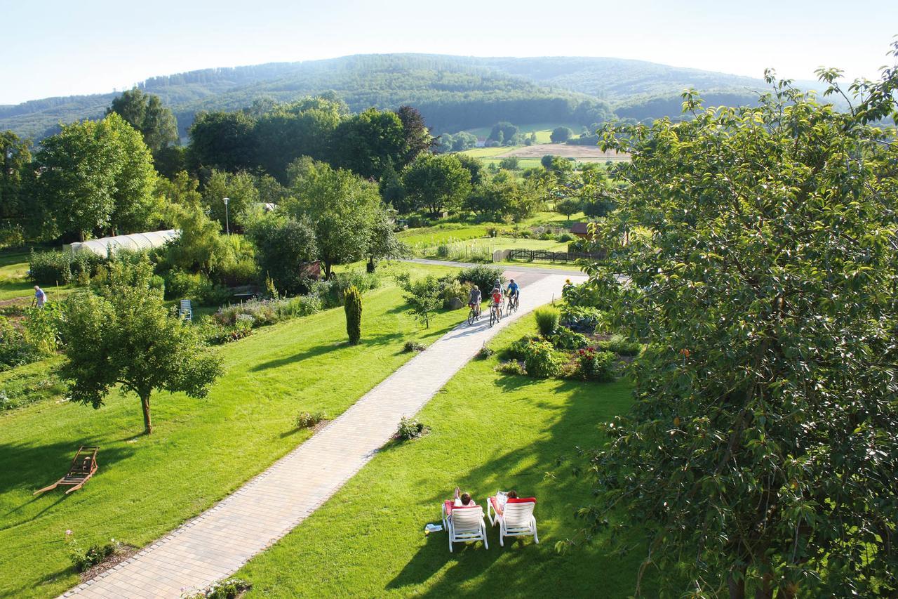 Hotel & Restaurant Kronenhof Am Weser-Radweg Oberweser 외부 사진